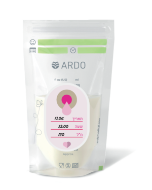 מדבקות מדליקות לאחסון חלב